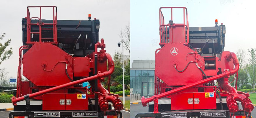 三一牌SYR5401TYL壓裂車公告圖片