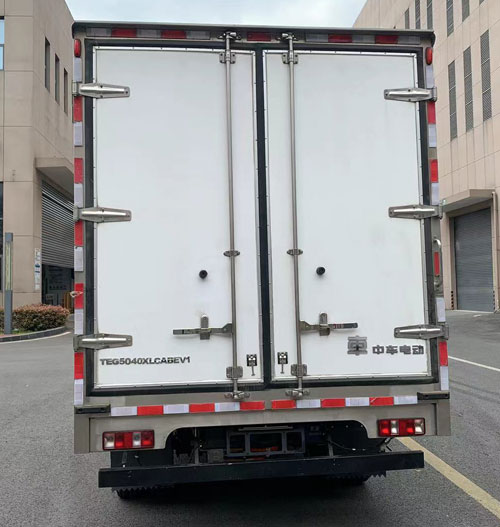 中國中車牌TEG5040XLCABEV1純電動冷藏車公告圖片
