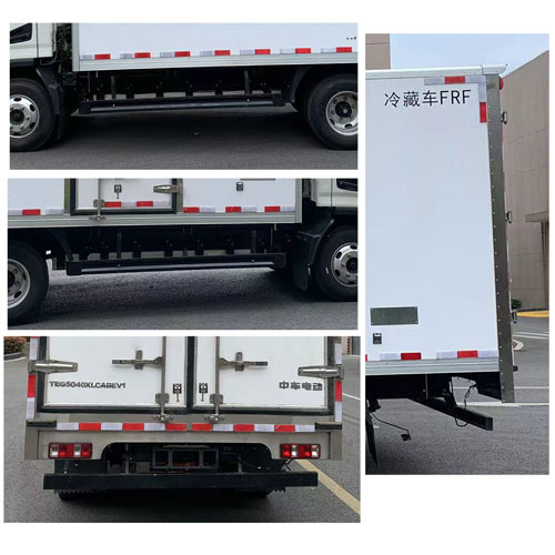 中國中車牌TEG5040XLCABEV1純電動冷藏車公告圖片