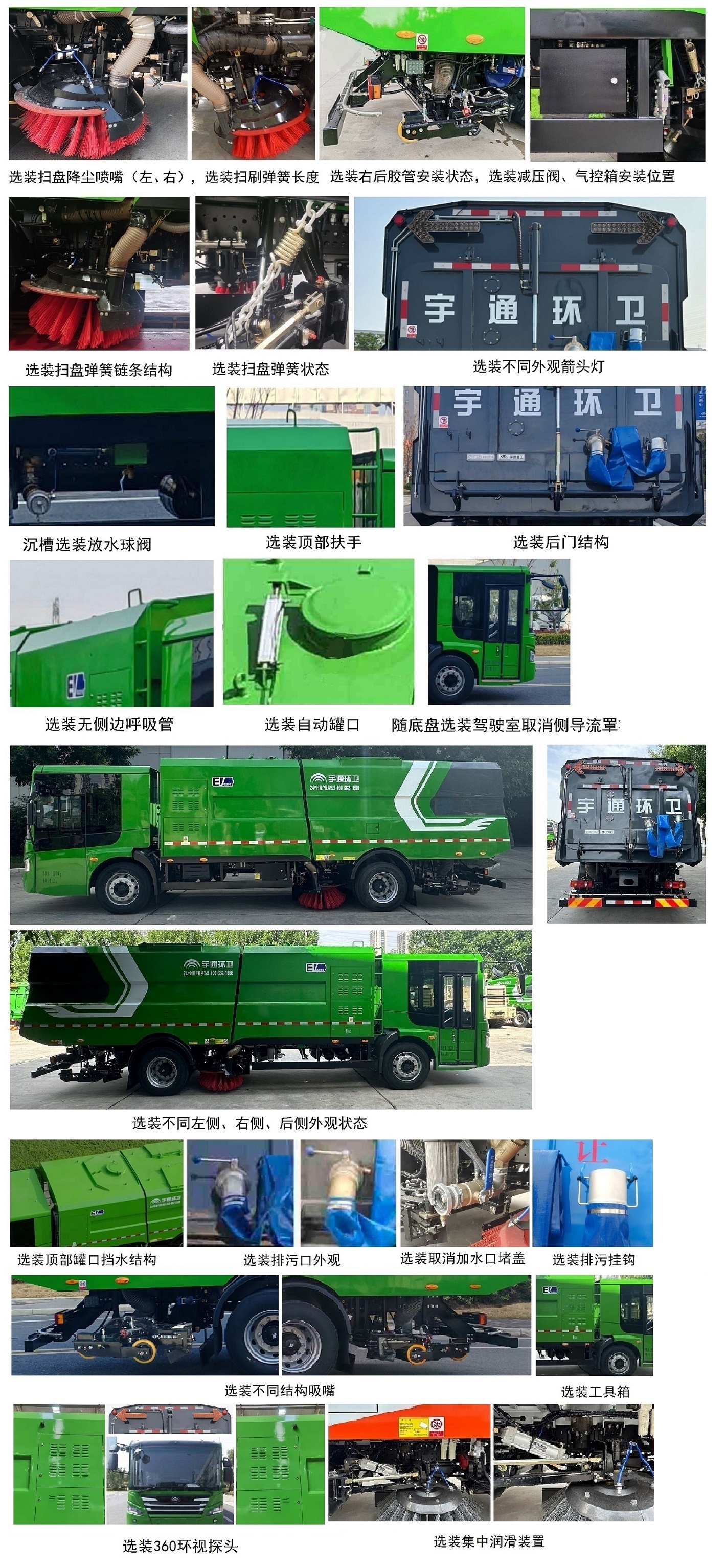 宇通牌YTZ5187TXSD0BEV純電動(dòng)洗掃車(chē)公告圖片