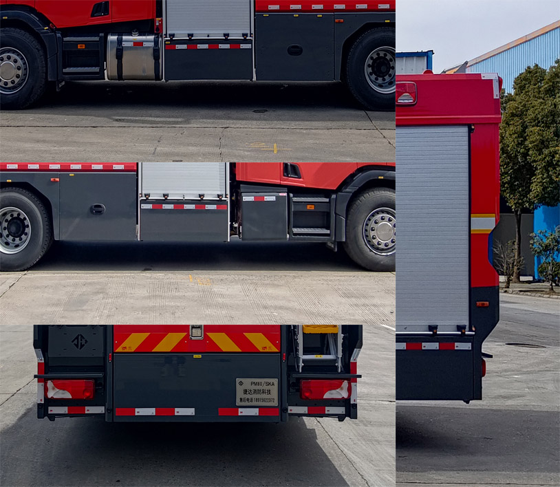 捷達(dá)消防牌SJD5210GXFPM80/SKA泡沫消防車公告圖片