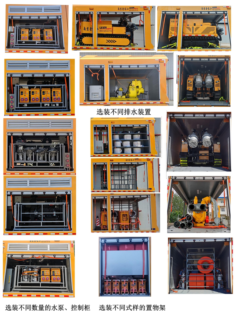 路鑫牌NJJ5183TPS6大流量排水搶險(xiǎn)車公告圖片