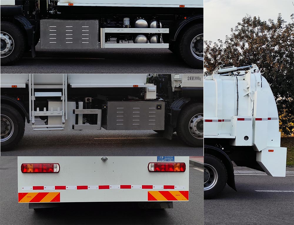 山花牌JHA5185ZZZZZABEV純電動(dòng)自裝卸式垃圾車公告圖片