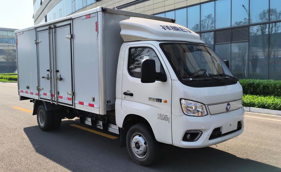 福田牌BJ5032XXYEV3純電動(dòng)廂式運(yùn)輸車公告圖片