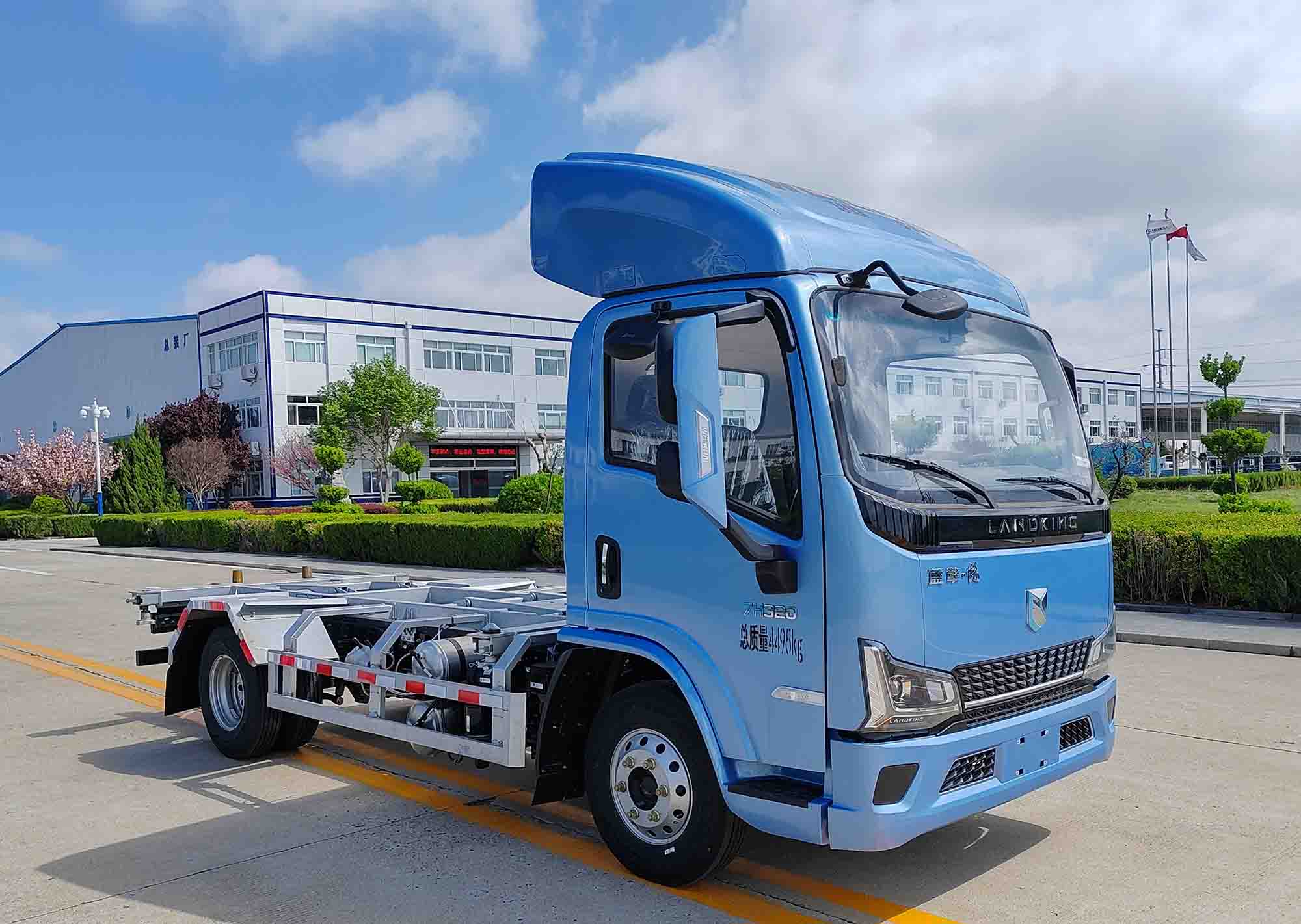 燕臺牌YTQ5042ZKXKEEV343純電動車廂可卸式汽車公告圖片