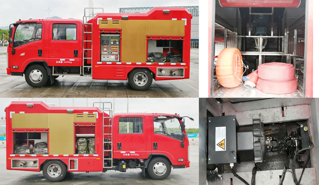 雙亞龍牌FYL5040TGPWSL遠(yuǎn)程供排水搶險車公告圖片