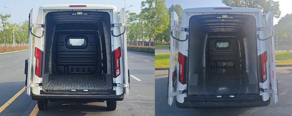 江淮牌HFC5030XXYEV11W純電動(dòng)廂式運(yùn)輸車公告圖片