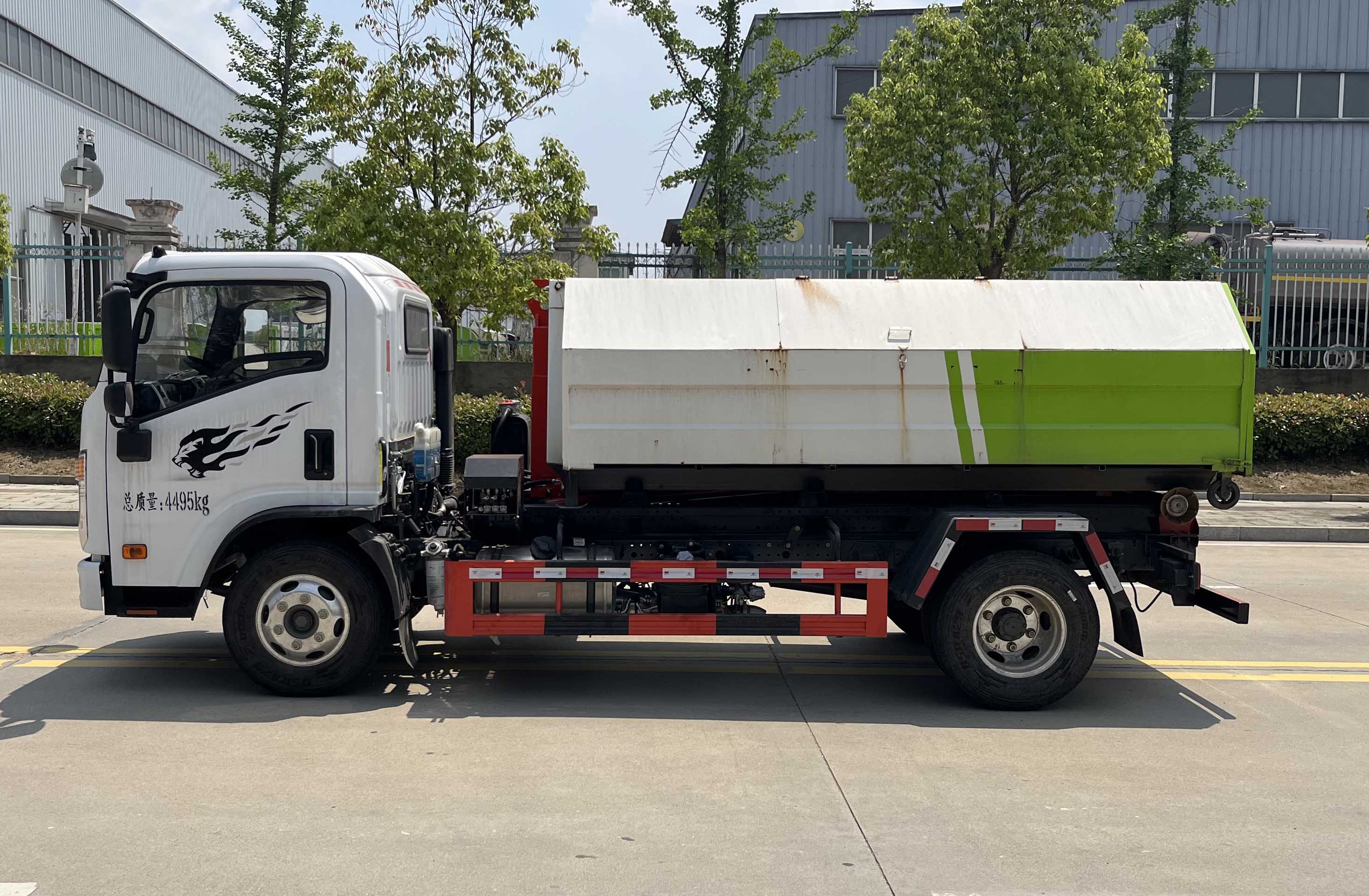 炎帝牌SZD5045ZXXCD6車廂可卸式垃圾車公告圖片