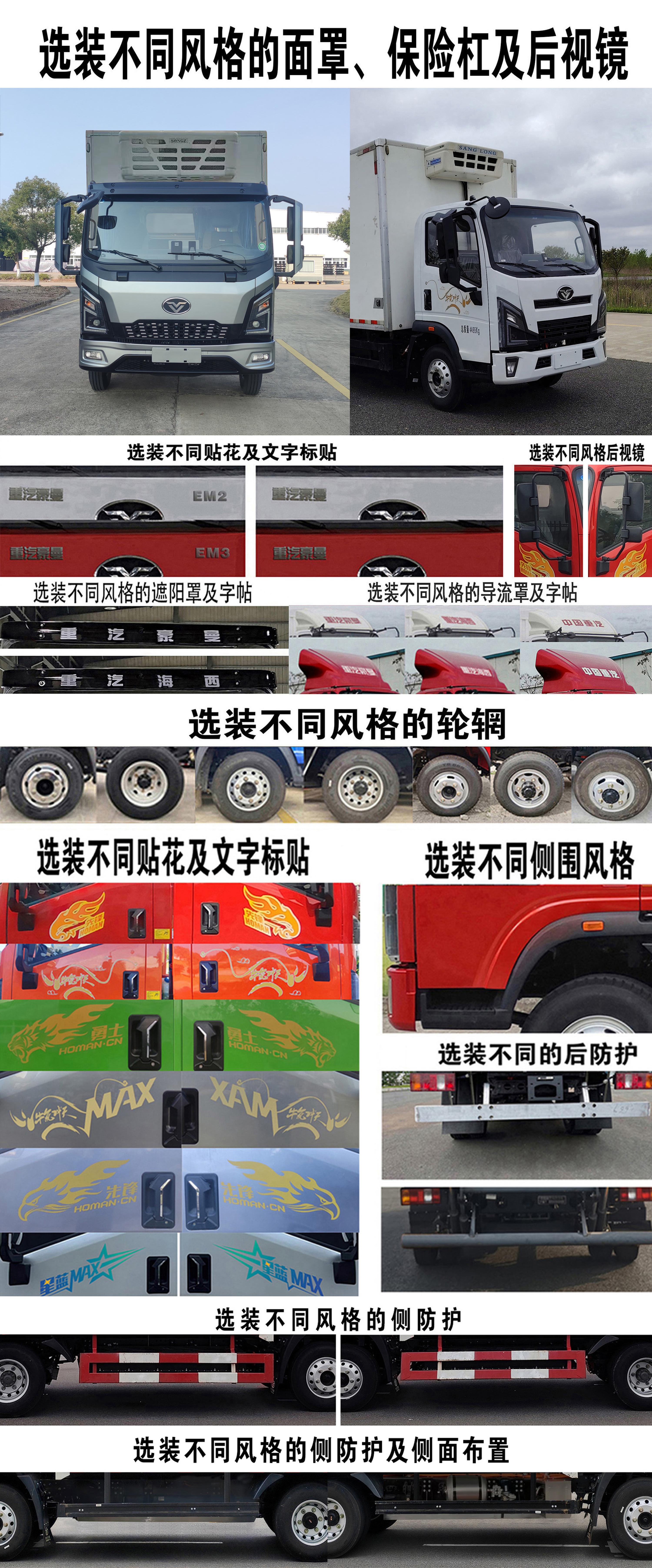 豪曼牌ZZ5048XLCG17ZBEVD純電動冷藏車公告圖片