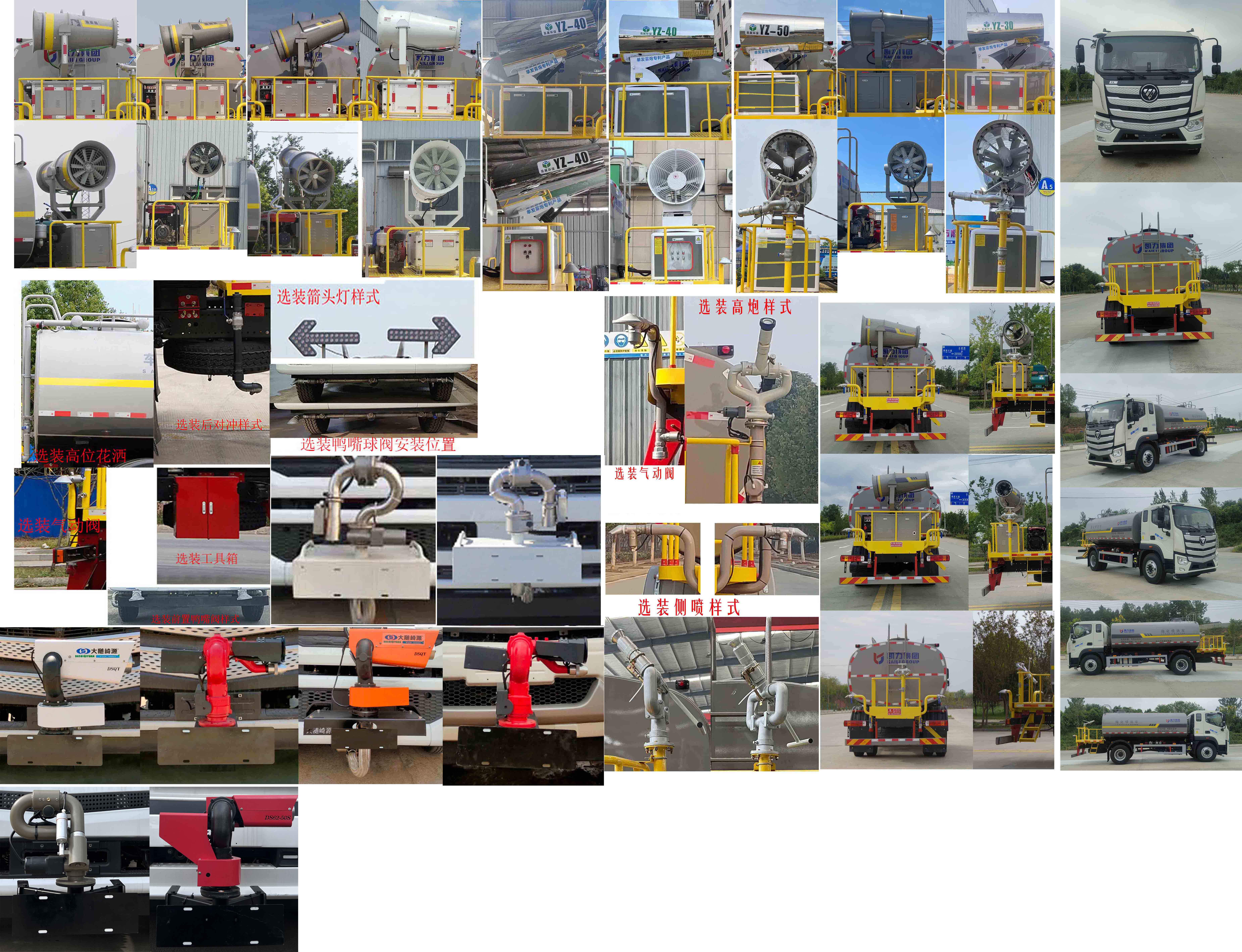 凱力風(fēng)牌KLF5183GPSB6綠化噴灑車公告圖片