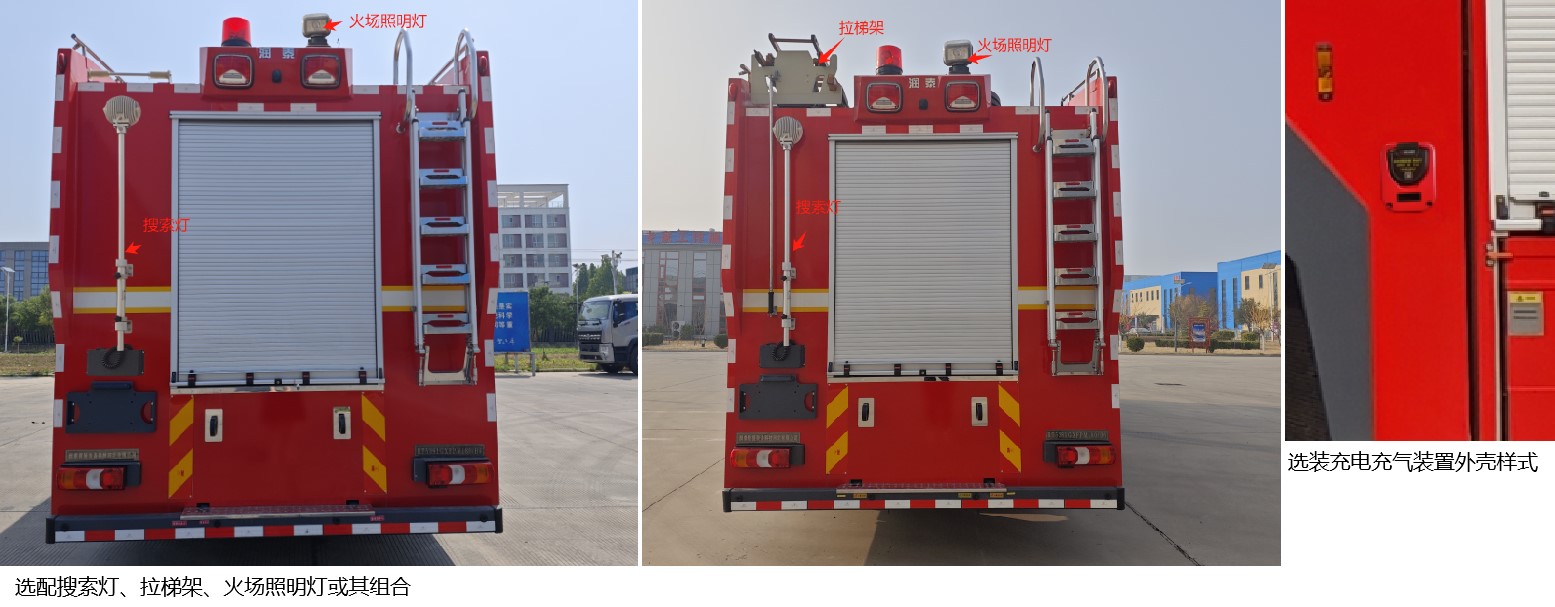 潤泰牌RT5381GXFSG180/B6水罐消防車公告圖片