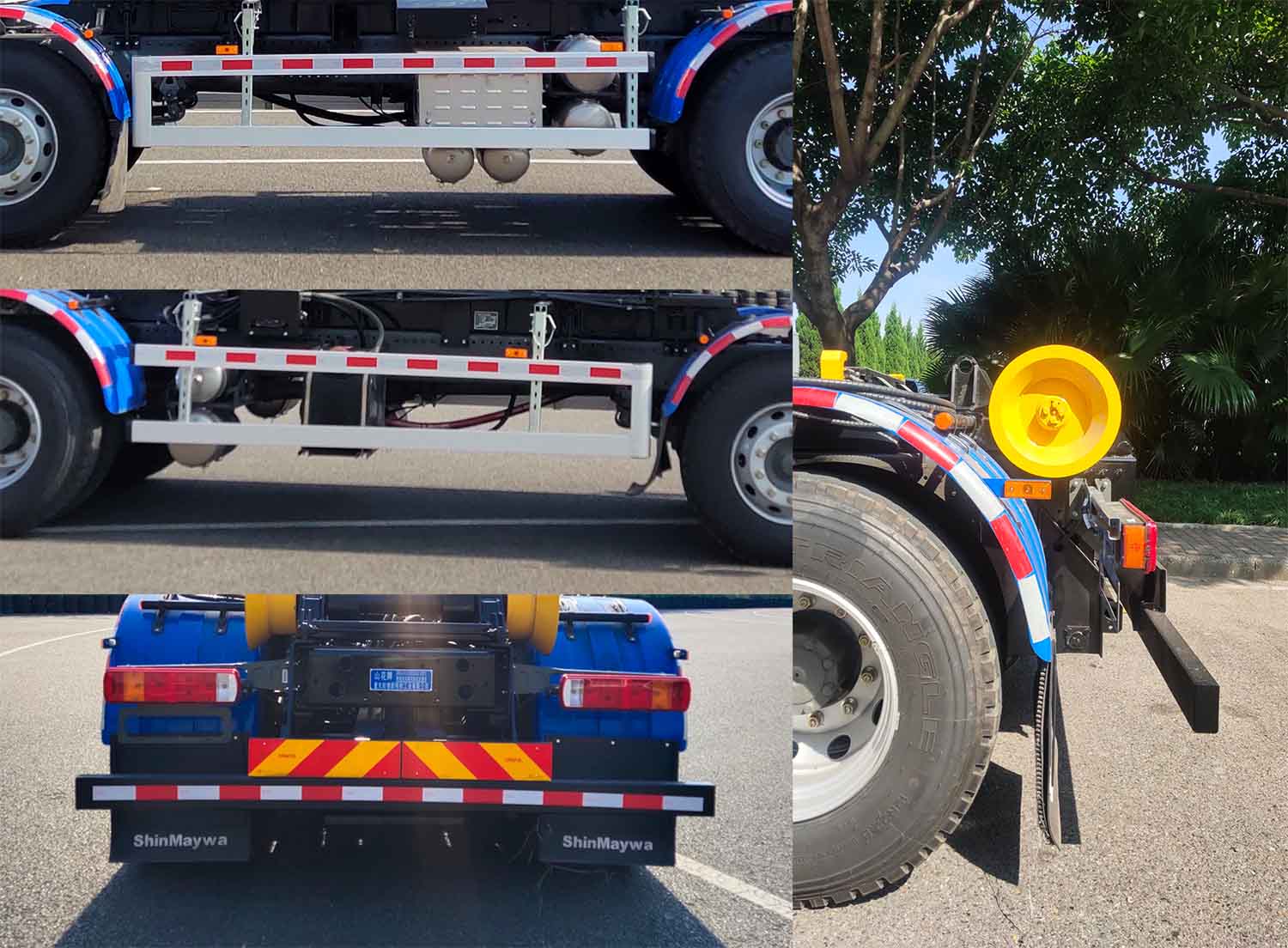 山花牌JHA5315ZXXZZCBEV純電動車廂可卸式垃圾車公告圖片