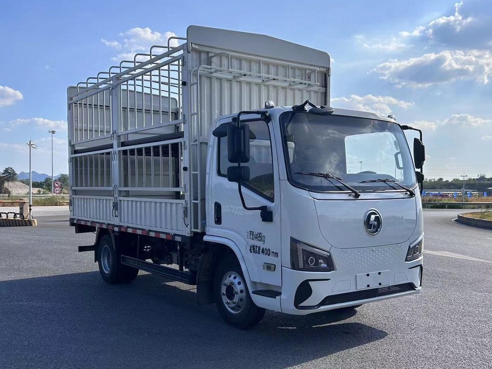 陜汽牌SX5047CCYBEV341N純電動倉柵式運(yùn)輸車公告圖片