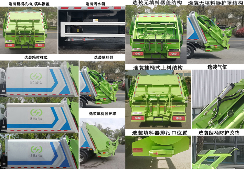 耶律潔牌SWT5071ZYSBJ6壓縮式垃圾車公告圖片