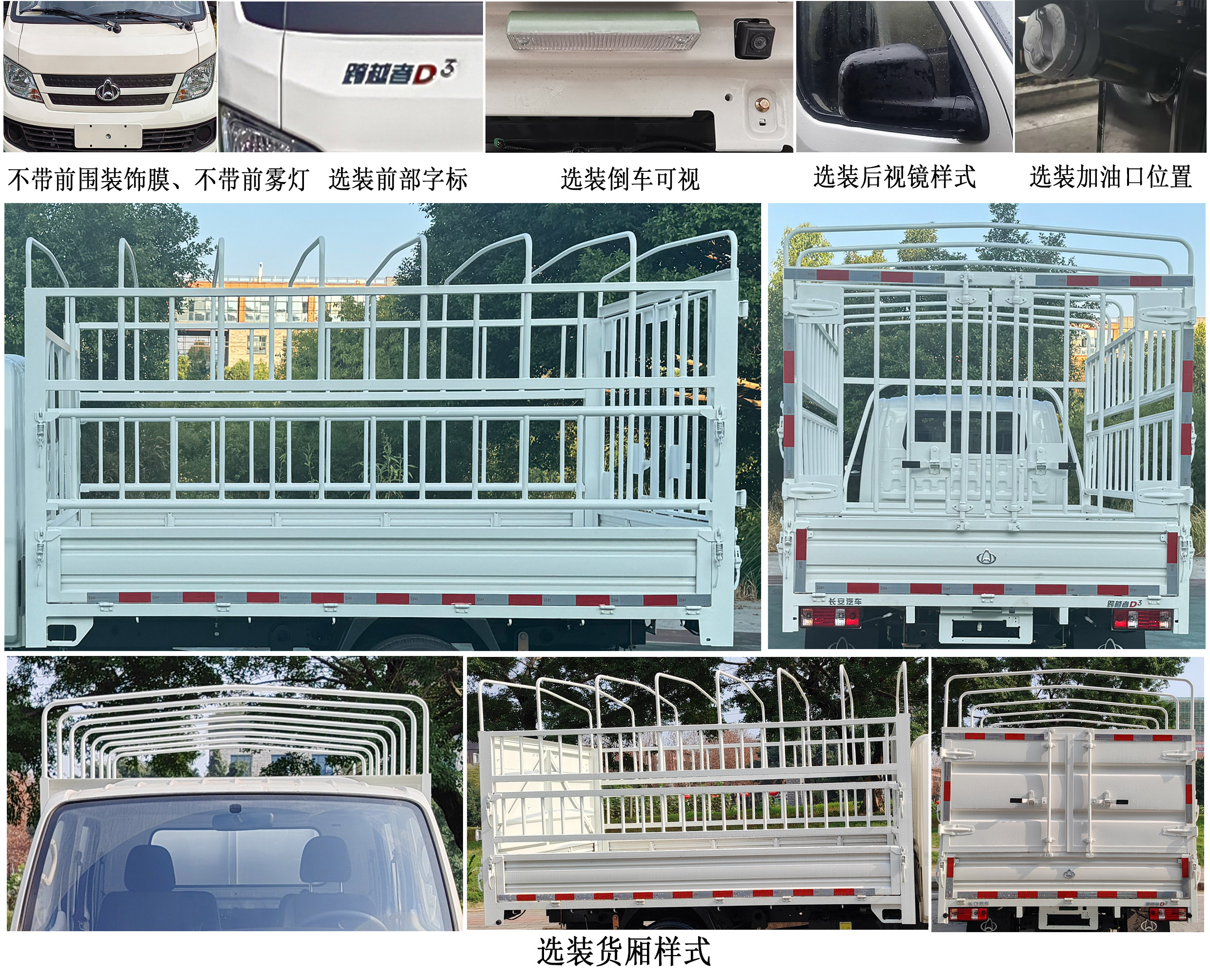 長安牌CKS5032CCYD3FS6B1倉柵式運(yùn)輸車公告圖片