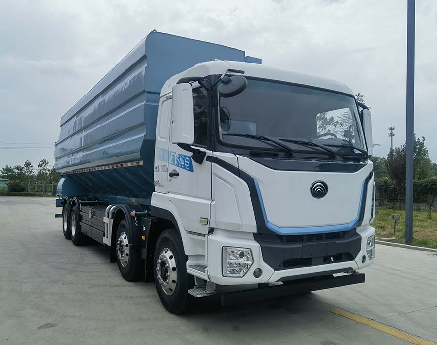 LLC5311ZSLBEV1型純電動(dòng)散裝飼料運(yùn)輸車(chē)圖片