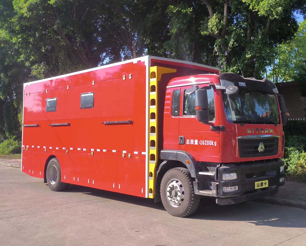 唯邦牌GWB5160XZC野外自行式炊事車