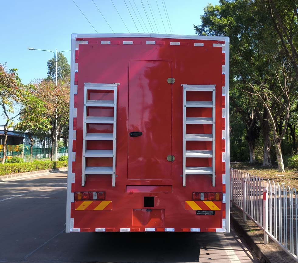 唯邦牌GWB5160XZC野外自行式炊事車公告圖片