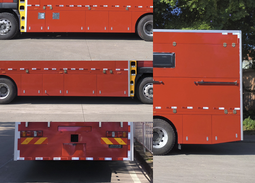 唯邦牌GWB5160XZC野外自行式炊事車公告圖片