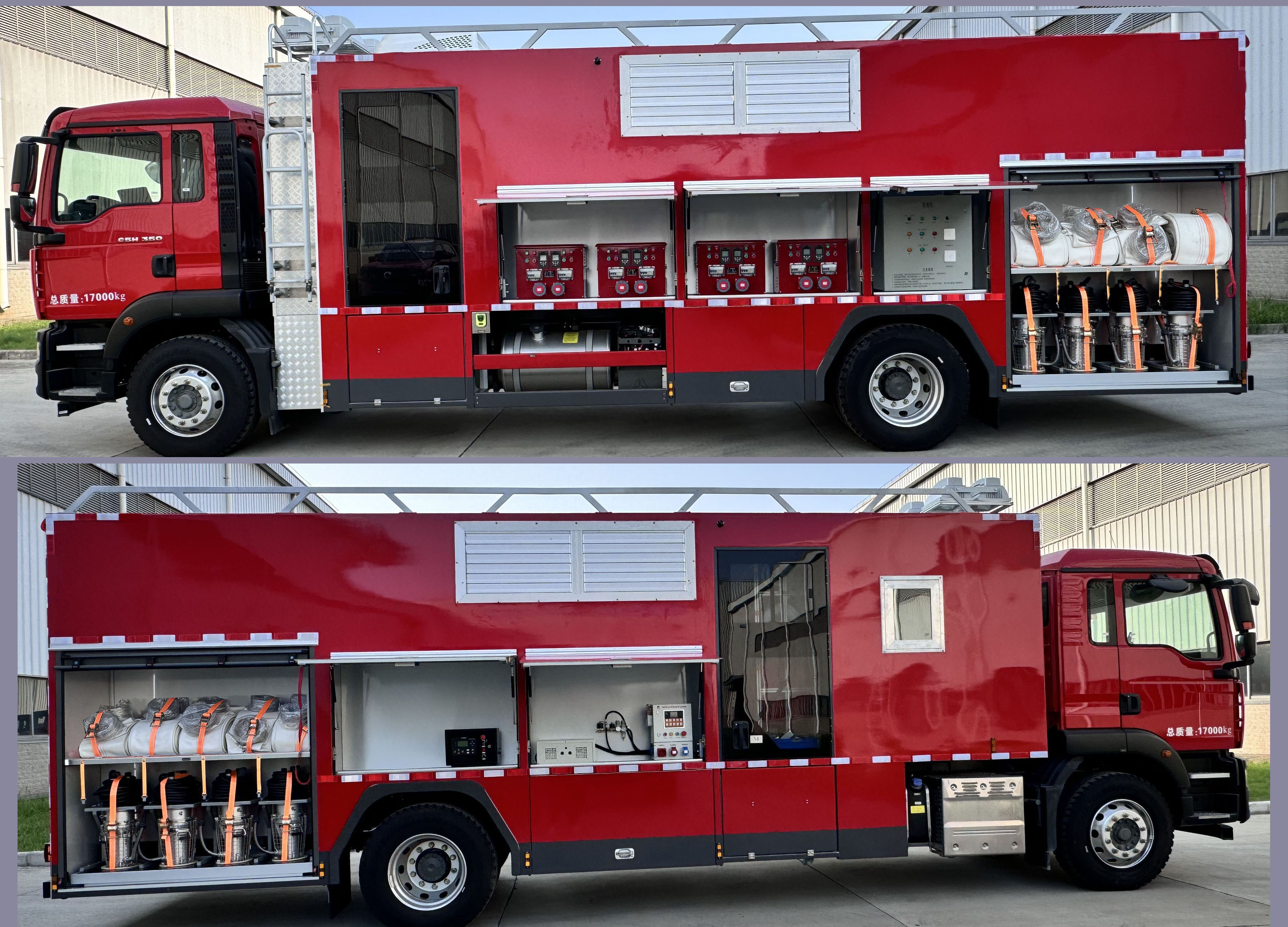 楚云龍牌XFY5170TPS3大流量排水搶險車公告圖片