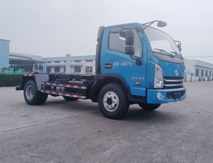 躍進(jìn)牌SH5043ZXXVEDCMZ8車廂可卸式垃圾車公告圖片