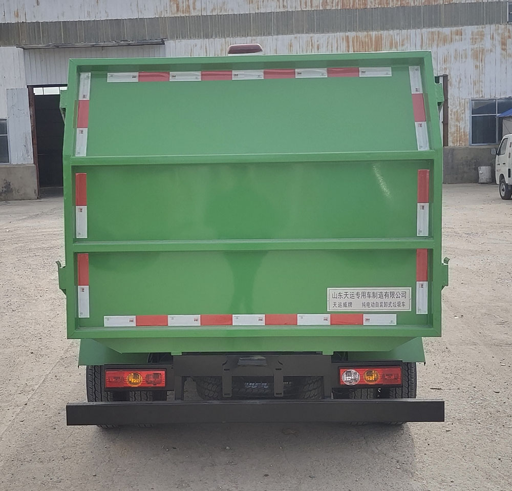 天運威牌TYW5042ZZZBBEV純電動自裝卸式垃圾車公告圖片