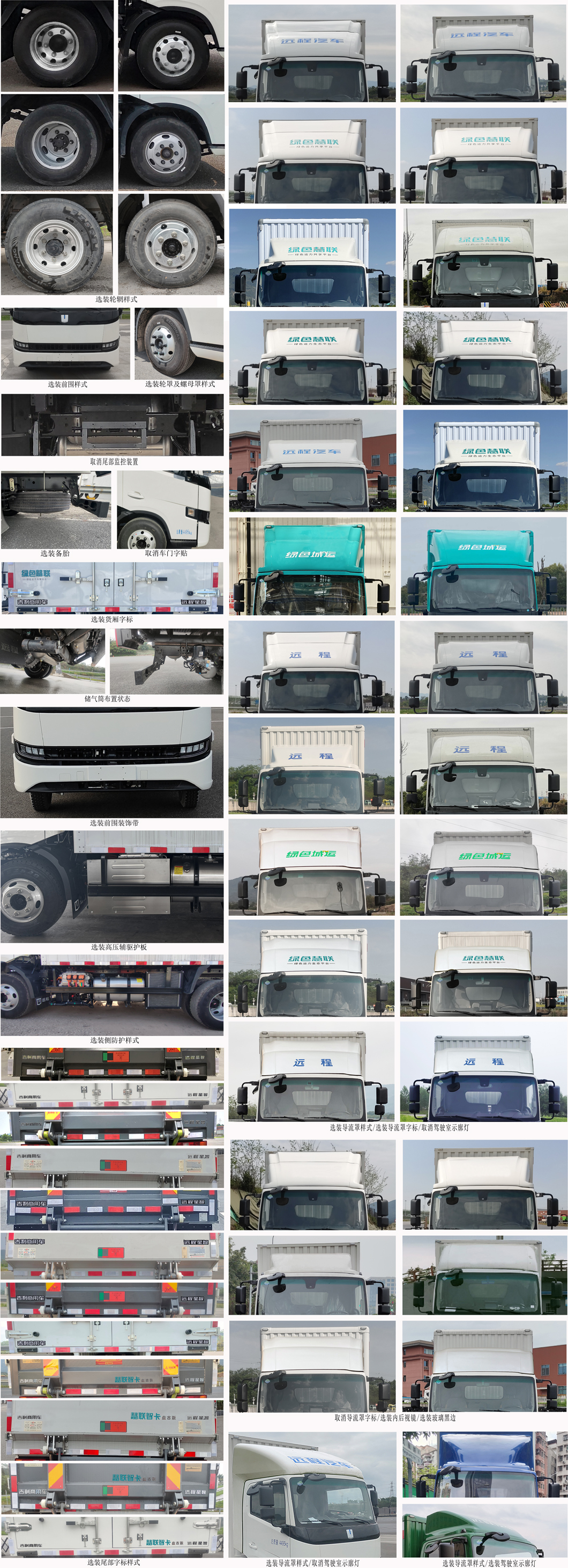 遠(yuǎn)程牌JGL5042XXYSHEVGM6R2甲醇插電式增程混合動力廂式運輸車公告圖片