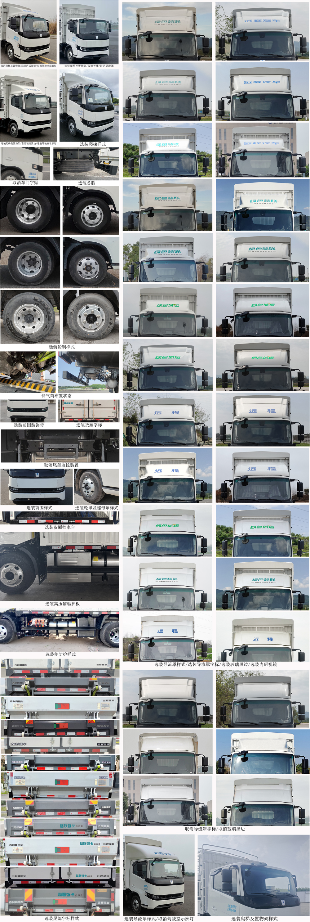 遠(yuǎn)程牌JGL5042CCYSHEVGM6R2甲醇插電式增程混合動(dòng)力倉(cāng)柵式運(yùn)輸車公告圖片