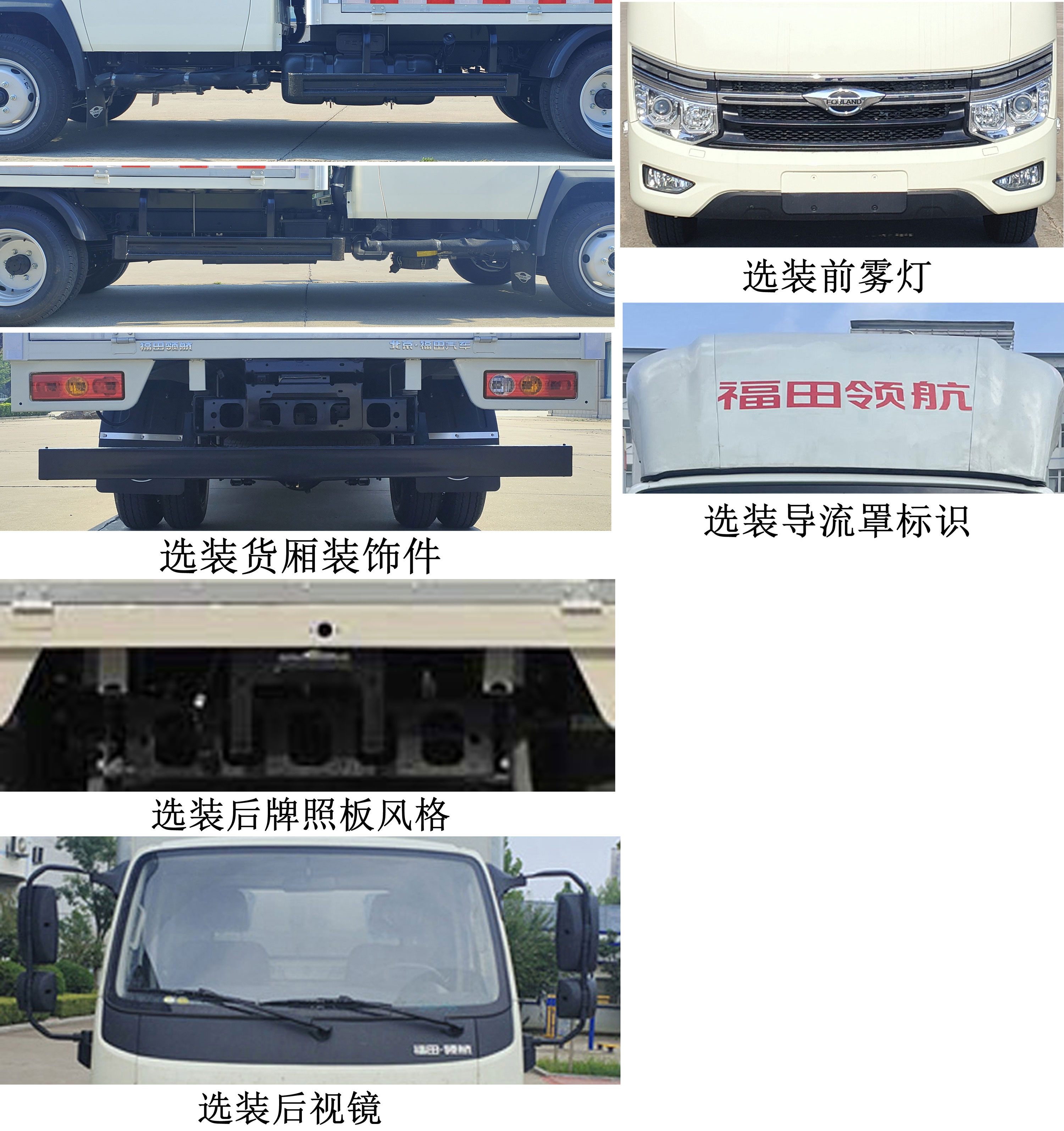 福田牌BJ5035XYK4AV6-26翼開啟廂式車公告圖片