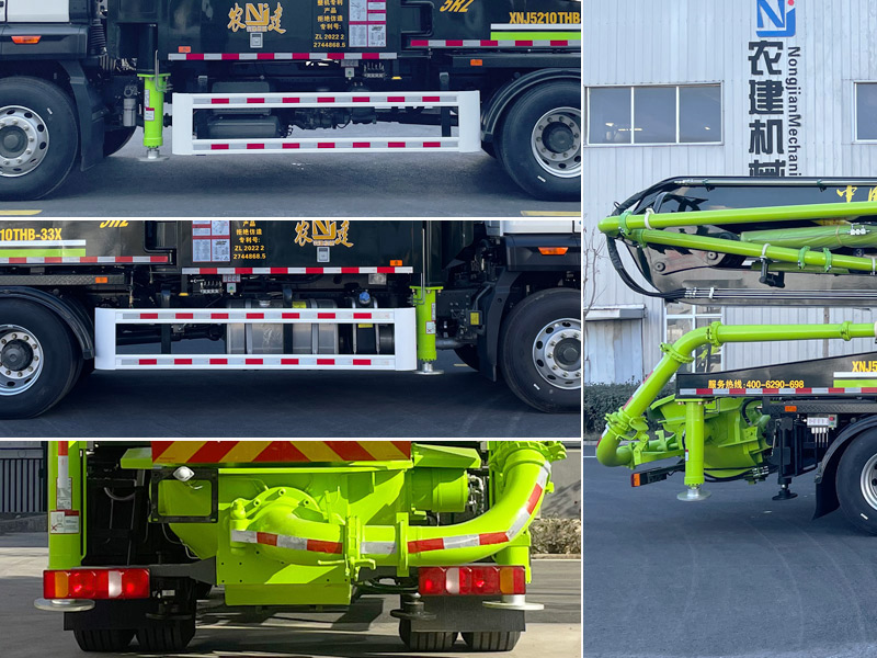 農(nóng)建機(jī)械牌XNJ5210THB混凝土泵車公告圖片