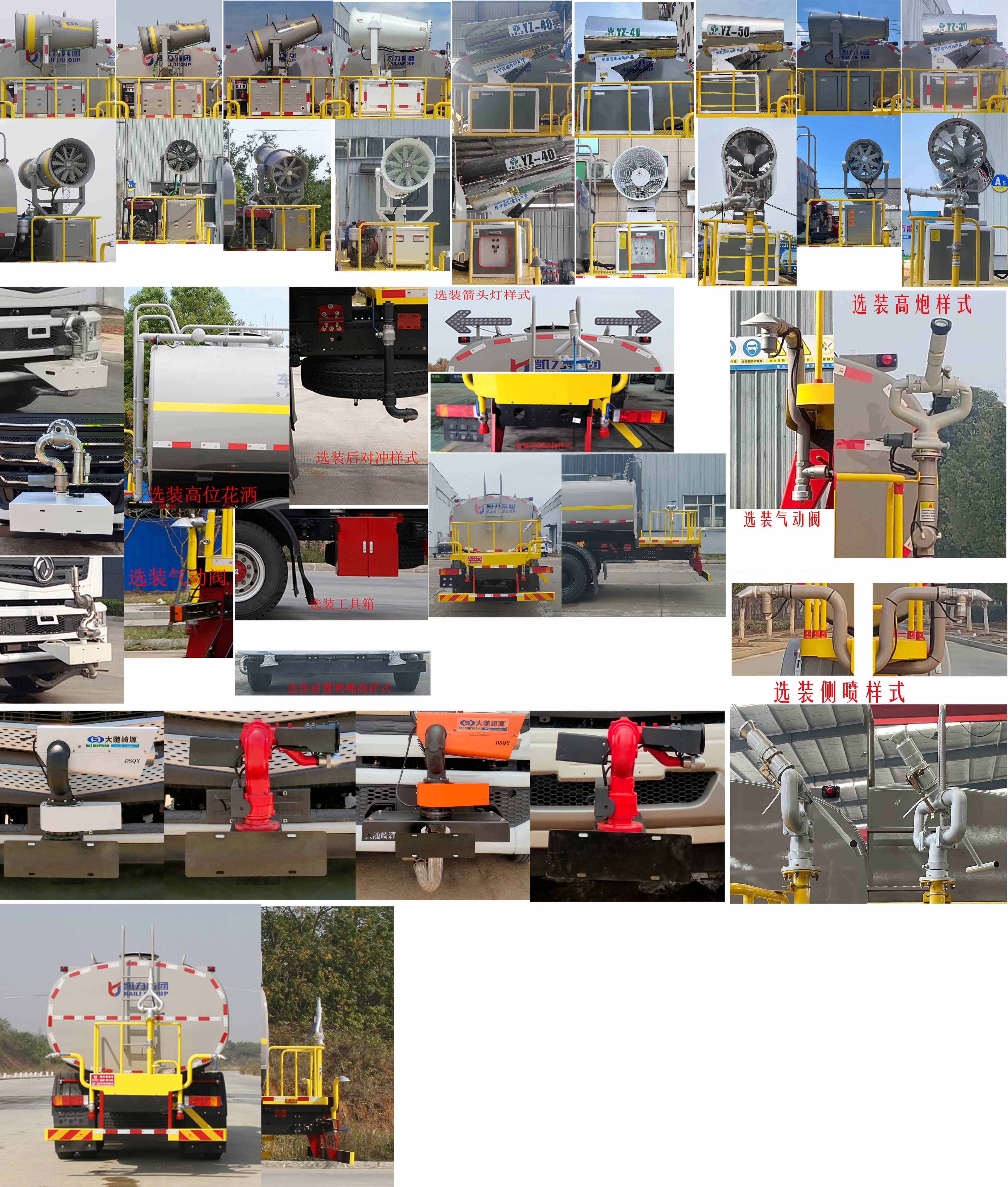 凱力風牌KLF5251GPSE6綠化噴灑車公告圖片