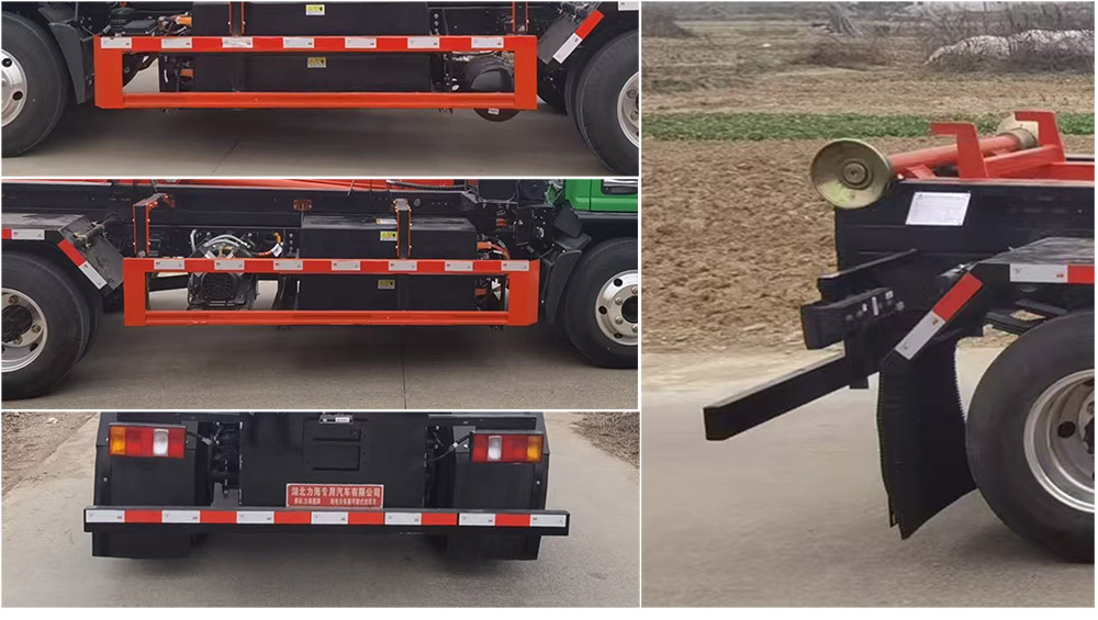 力海通牌HLH5040ZXXBEV純電動車廂可卸式垃圾車公告圖片