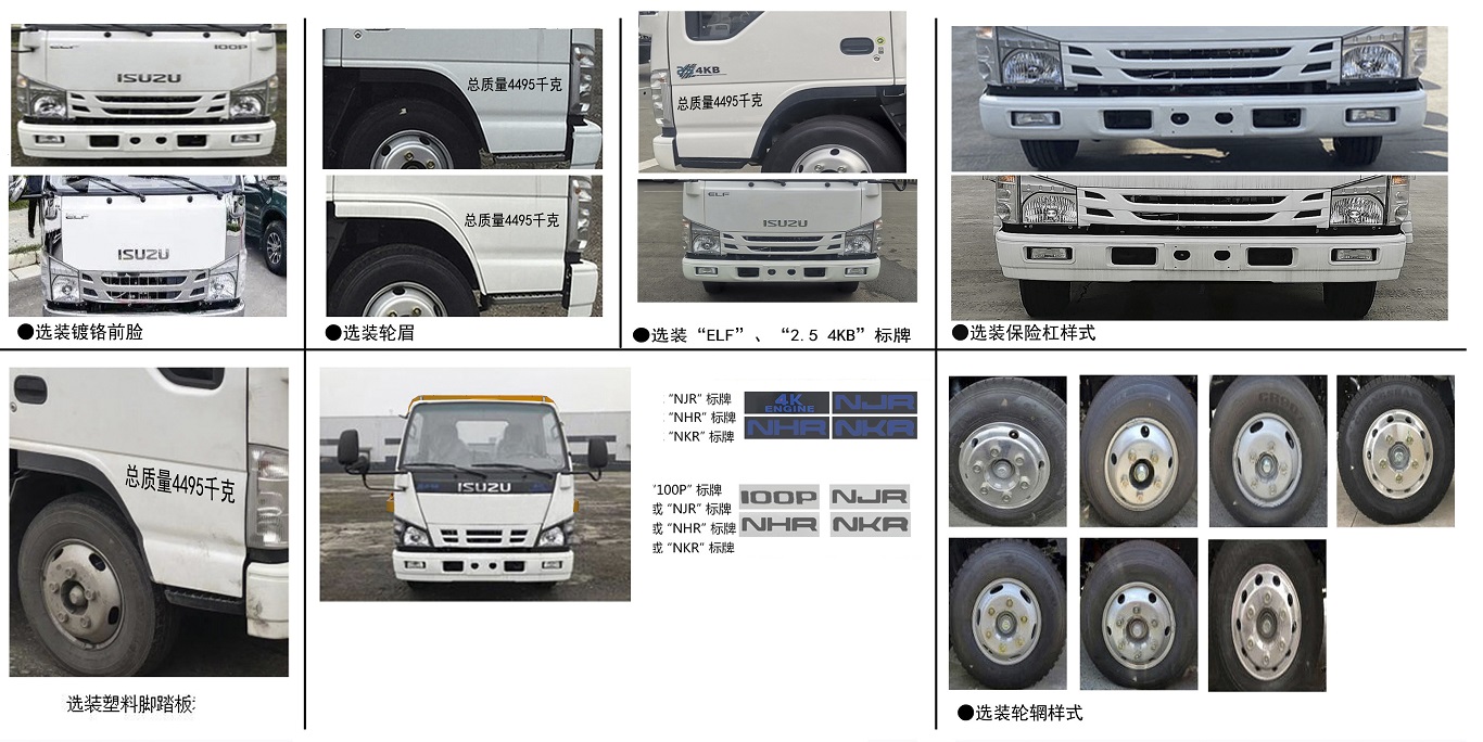 金望牌JYD5045TQZPQL6清障車(chē)公告圖片