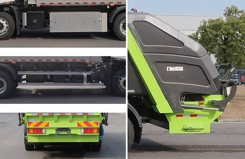 中聯(lián)牌ZBH5181ZYSDFPHEV插電式混合動力壓縮式垃圾車公告圖片