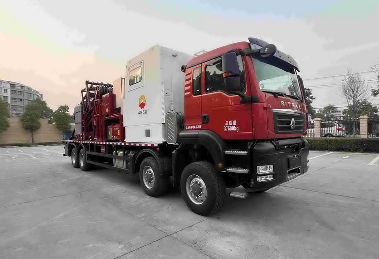 江漢所牌JJY5385TLG連續(xù)油管作業(yè)車