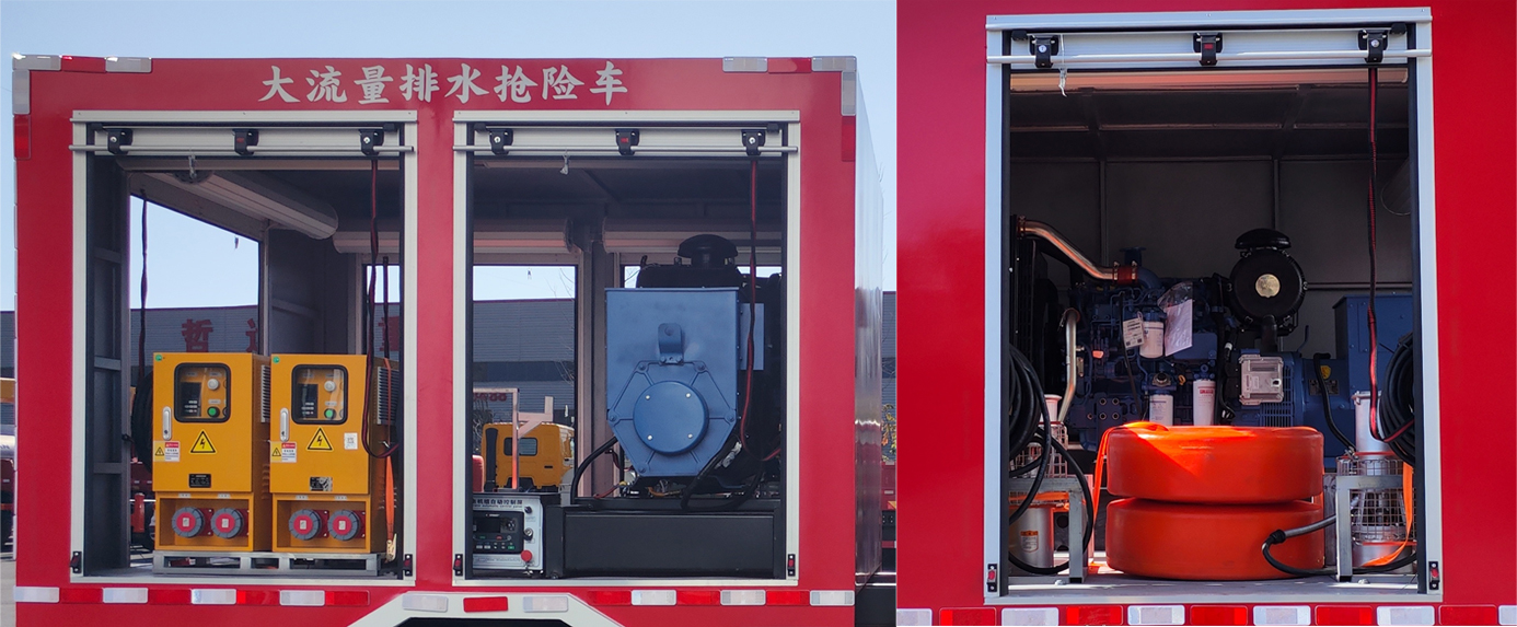 專致牌YZZ5110TPS6BW大流量排水搶險(xiǎn)車公告圖片