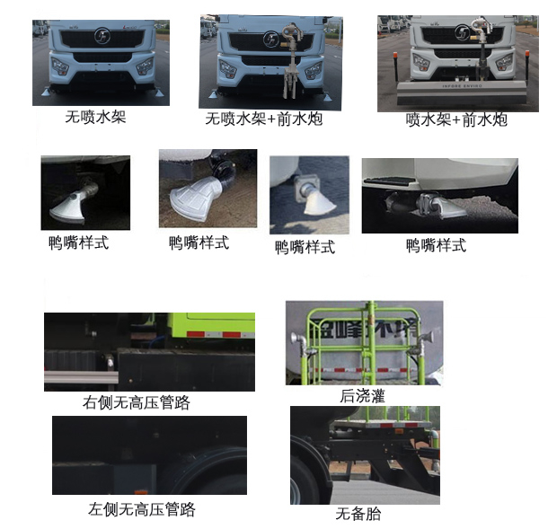 中聯(lián)牌ZBH5182GQXSXABEV純電動清洗車公告圖片