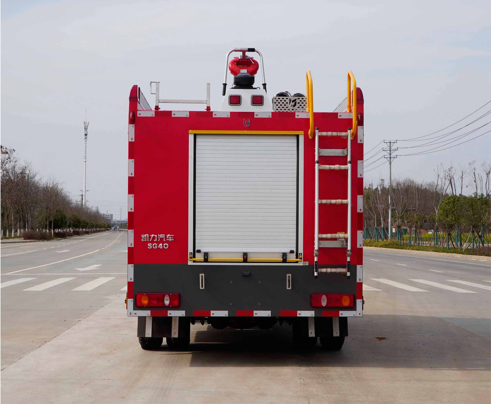 凱力風(fēng)牌KLF5110GXFSG40/D6B水罐消防車公告圖片