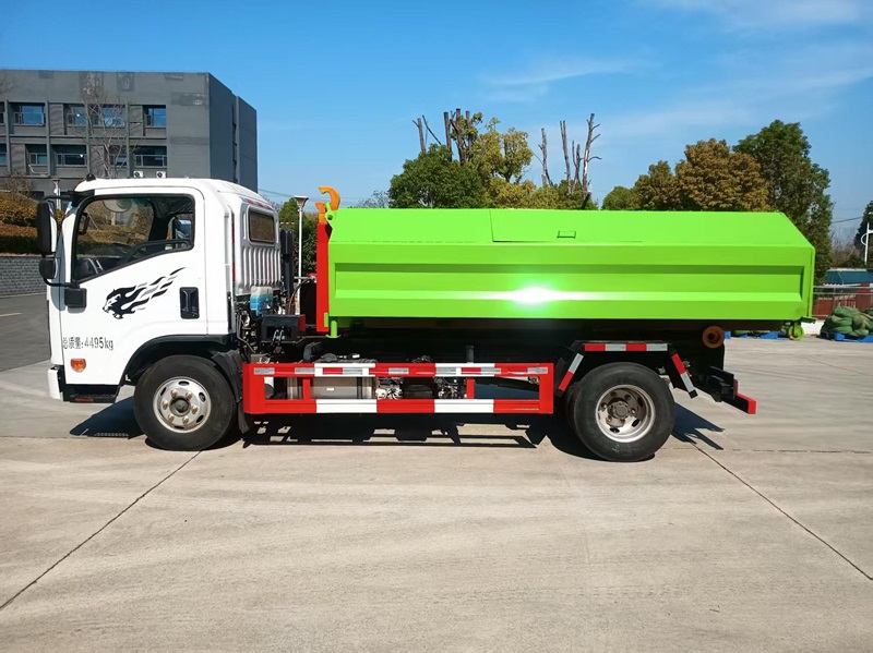卡特利牌HTT5040ZXXCDW6車廂可卸式垃圾車公告圖片