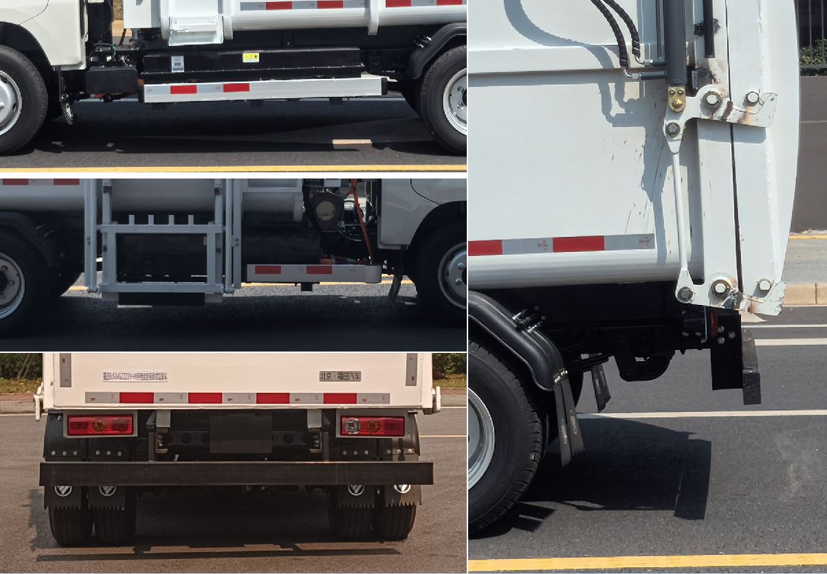 福田牌BJ5045ZZZEV-H1純電動(dòng)自裝卸式垃圾車公告圖片