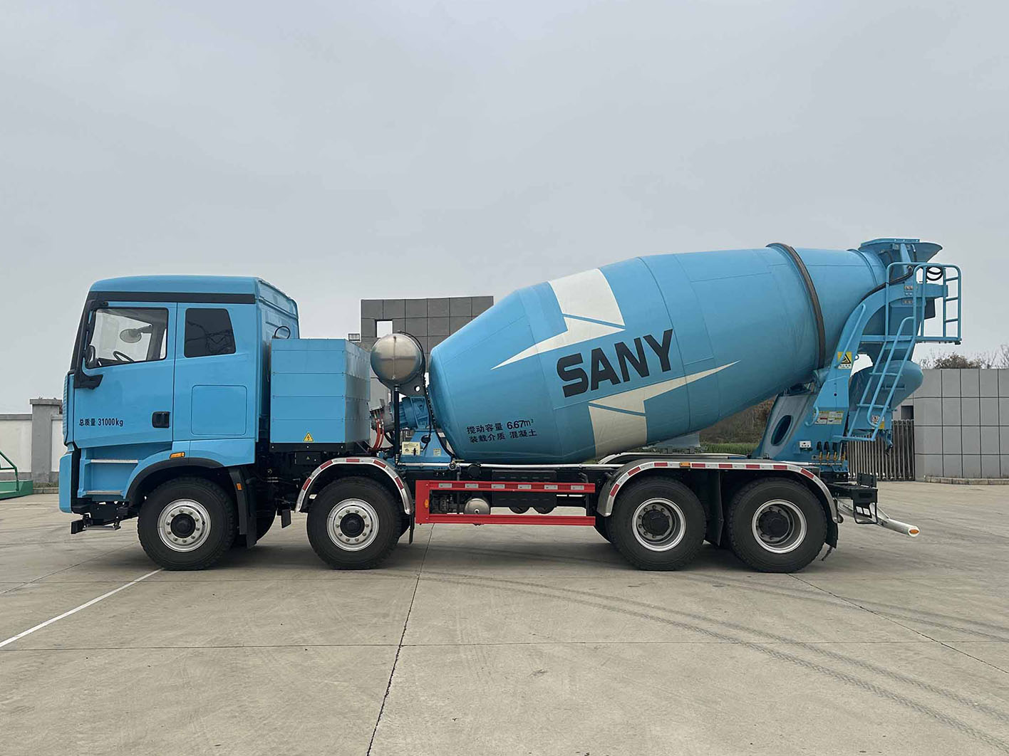 三一牌SYM5318GJB3BEV純電動混凝土攪拌運輸車公告圖片