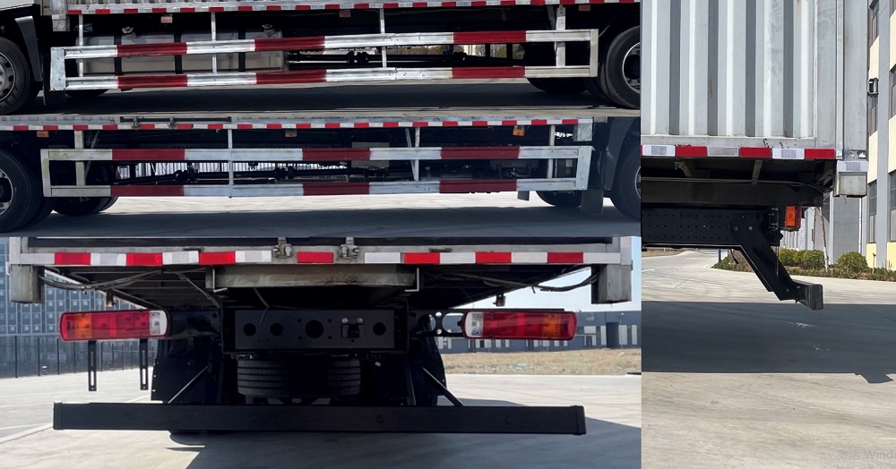 福田牌BJ5166XYK-02翼開(kāi)啟廂式貨車(chē)公告圖片