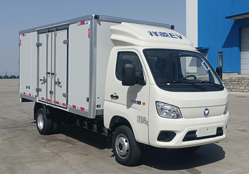福田牌BJ5032XXYEV4純電動(dòng)廂式貨車(chē)公告圖片