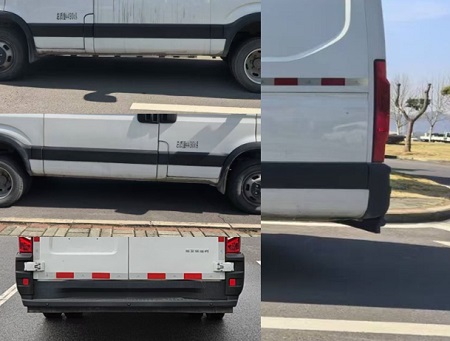 依維柯牌NJ5040XXYEFBEVA純電動(dòng)廂式貨車公告圖片