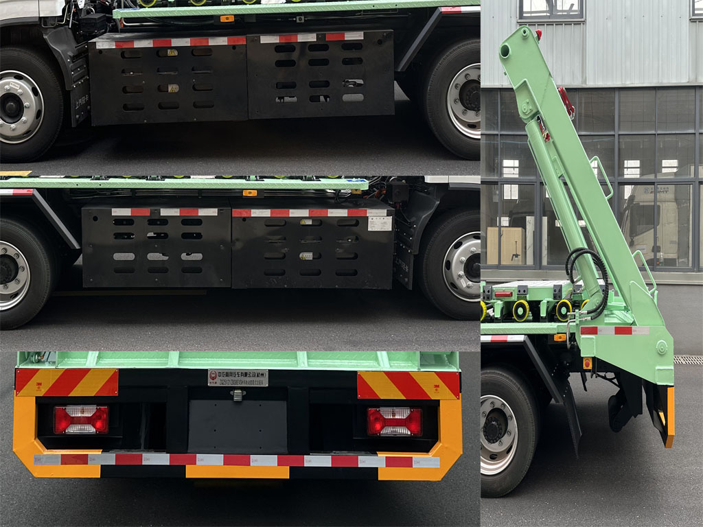 中汽牌ZQZ5121ZBSBEVSH純電動(dòng)擺臂式垃圾車公告圖片