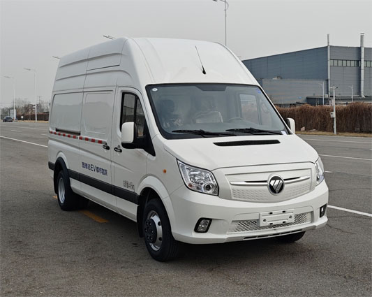 福田牌BJ5048XXYEVR1純電動(dòng)廂式貨車公告圖片