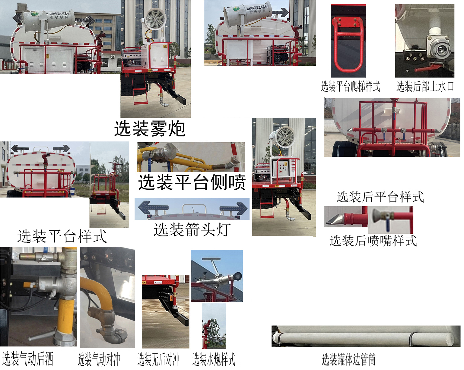 鑫華馳牌THD5181GPSD6綠化噴灑車公告圖片