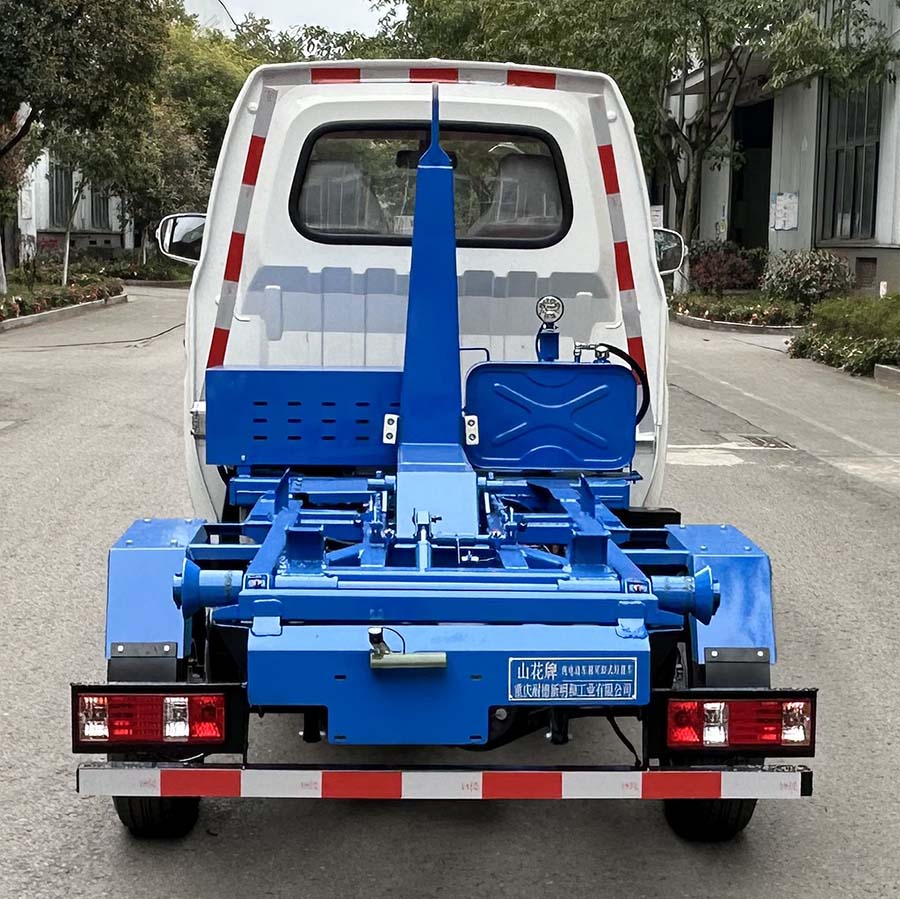 山花牌JHA5031ZXXSCBBEV純電動車廂可卸式垃圾車公告圖片