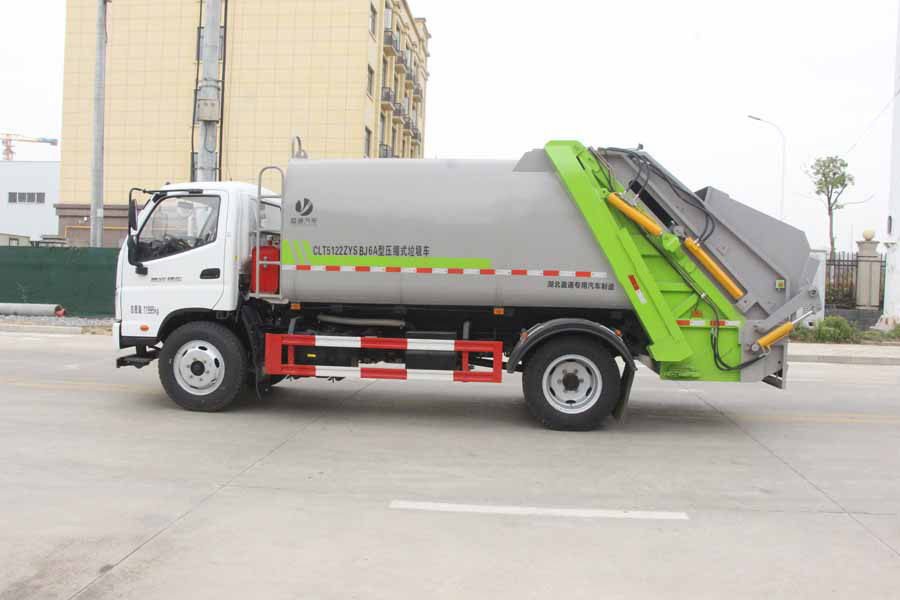 縱昂牌CLT5122ZYSBJ6A壓縮式垃圾車(chē)公告圖片