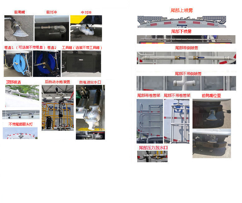 徐工牌XGH5180GPSBBEV純電動(dòng)綠化噴灑車公告圖片